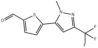 2-[1-METHYL-3-(TRIFLUOROMETHYL)PYRAZOL-5-YL]-THIOPHENE-5-CARBOXALDEHYDE