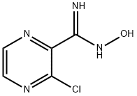 Pyrazinecarboximidamide,3-chloro-N-hydroxy- Structural