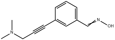 3-[3-(DIMETHYLAMINO)PROP-1-YNYL]BENZALDEHYDE OXIME Structural