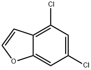 4,6-DICHLORO-1-BENZOFURAN Structural