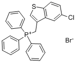 [(5-CHLOROBENZO[B]THIOPHEN-3-YL)METHYL](TRIPHENYL)PHOSPHONIUM BROMIDE Structural