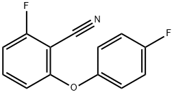 2-FLUORO-6-(4-FLUOROPHENOXY)BENZONITRILE Structural