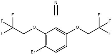 2,6-BIS(2,2,2-TRIFLUOROETHOXY)-3-BROMOBENZONITRILE