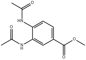 METHYL 3,4-DI(ACETYLAMINO)BENZOATE Structural