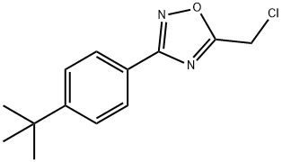 3-[4-(TERT-BUTYL)PHENYL]-5-(CHLOROMETHYL)-1,2,4-OXADIAZOLE Structural