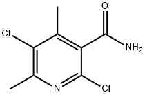 2,5-DICHLORO-4,6-DIMETHYLNICOTINAMIDE Structural