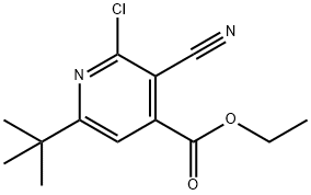 ETHYL 6-(TERT-BUTYL)-2-CHLORO-3-CYANOISONICOTINATE