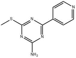 4-(METHYLTHIO)-6-(4-PYRIDYL)-1,3,5-TRIAZIN-2-AMINE