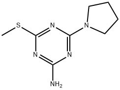 4-(METHYLTHIO)-6-TETRAHYDRO-1H-PYRROL-1-YL-1,3,5-TRIAZIN-2-AMINE