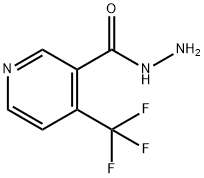 4-(TRIFLUOROMETHYL)PYRIDINE-3-CARBOXYLIC ACID HYDRAZIDE Structural