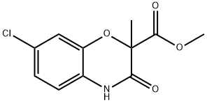 METHYL 7-CHLORO-2-METHYL-3-OXO-3,4-DIHYDRO-2H-1,4-BENZOXAZINE-2-CARBOXYLATE