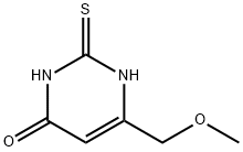 4-HYDROXY-6-METHOXYMETHYLPYRIMIDINE-2-THIOL Structural