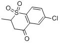 6-CHLORO-2-METHYL-1,2,3,4-TETRAHYDRO-1LAMBDA6-BENZOTHIINE-1,1,4-TRIONE Structural