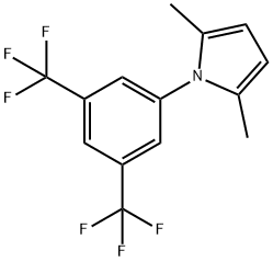 1-[3,5-BIS(TRIFLUOROMETHYL)PHENYL]-2,5-DIMETHYL-1H-PYRROLE Structural