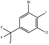 3-BROMO-5-CHLORO-4-IODOBENZOTRIFLUORIDE Structural