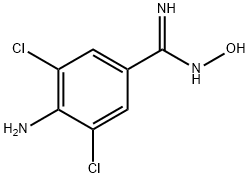 4-AMINO-3,5-DICHLORO-N'-HYDROXYBENZENECARBOXIMIDAMIDE Structural