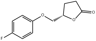 (4S)-(4-FLUOROPHENOXY)METHYL BUTYROLACTONE Structural