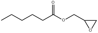 Hexanoic acid oxiranylmethyl ester Structural