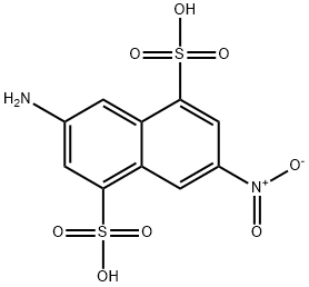 3-amino-7-nitronaphthalene-1,5-disulphonic acid 