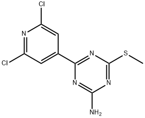 4-(2,6-DICHLORO-4-PYRIDYL)-6-(METHYLTHIO)-1,3,5-TRIAZIN-2-AMINE