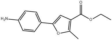 ETHYL 5-(4-AMINOPHENYL)-2-METHYL-3-FUROATE Structural