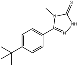 5-(4-TERT-BUTYLPHENYL)-4-METHYL-1,2,4-TRIAZOLE-3-THIOL Structural