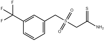 2-[3-(TRIFLUOROMETHYL)BENZYLSULFONYL]THIOACETAMIDE