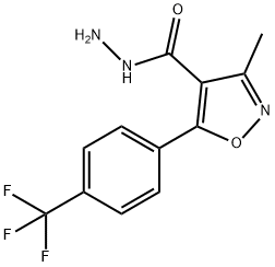 3-METHYL-5-[4-(TRIFLUOROMETHYL)PHENYL]ISOXAZOLE-4-CARBOXYLIC ACID HYDRAZIDE