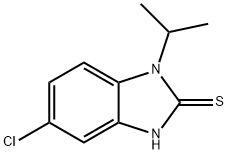 5-CHLORO-1-ISOPROPYL-1H-BENZO[D]IMIDAZOLE-2-THIOL Structural