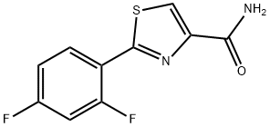 2-(2,4-DIFLUOROPHENYL)THIAZOLE-4-CARBOXAMIDE