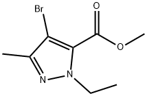 METHYL 4-BROMO-1-ETHYL-3-METHYL-1H-PYRAZOLE-5-CARBOXYLATE