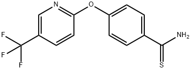 4-[5-(TRIFLUOROMETHYL)PYRID-2-YLOXY]THIOBENZAMIDE