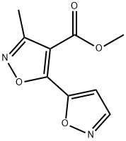 5-(5-ISOXAZOLYL)-4-METHOXYCARBONYL-3-METHYLISOXAZOLE Structural