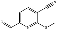 6-FORMYL-2-(METHYLSULFANYL)NICOTINONITRILE Structural