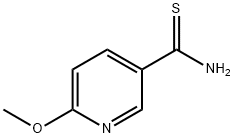 6-METHOXYPYRIDINE-3-CARBOTHIOAMIDE Structural