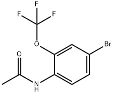 4-BROMO-2-(TRIFLUOROMETHOXY)ACETANILIDE Structural