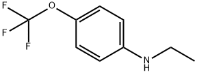 4-(TRIFLUOROMETHOXY)ETHYLAMINOBENZENE Structural