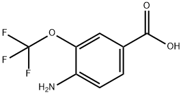 4-Amino-3-(trifluoromethoxy)benzoic acid Structural