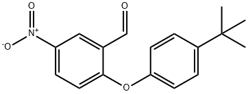 2-[4-(TERT-BUTYL)PHENOXY]-5-NITROBENZALDEHYDE Structural