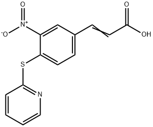 3-[3-NITRO-4-(2-PYRIDYLTHIO)PHENYL]ACRYLIC ACID