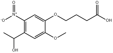 4-[4-(1-Hydroxyethyl)-2-Methoxy-5-nitrophenoxy]butanoic Acid