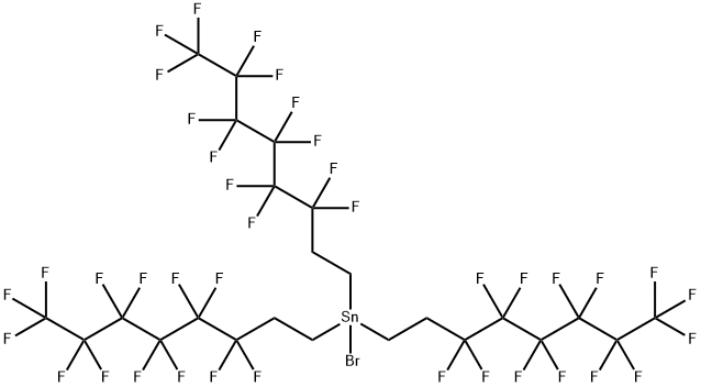 TRIS(1H,1H,2H,2H-PERFLUOROOCTYL)TIN BROMIDE Structural