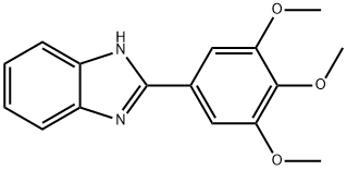 2-(3,4,5-TRIMETHOXYPHENYL)-1H-BENZIMIDAZOLE Structural