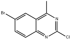 6-BROMO-2-CHLORO-4-METHYLQUINAZOLINE Structural