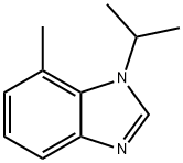 Benzimidazole, 1-isopropyl-7-methyl- (8CI) Structural