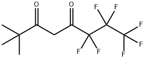 2,2-DIMETHYL-6,6,7,7,8,8,8-HEPTAFLUORO-3,5-OCTANEDIONE Structural