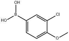 3-CHLORO-4-METHOXYPHENYLBORONIC ACID Structural