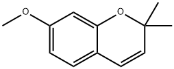 7-METHOXY-2,2-DIMETHYL-3-CHROMENE Structural