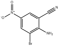 2-Amino-3-bromo-5-nitrobenzonitrile Structural