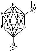 BIS(METHOXYDIMETHYLYLSILYL)M-CARBORANE Structural